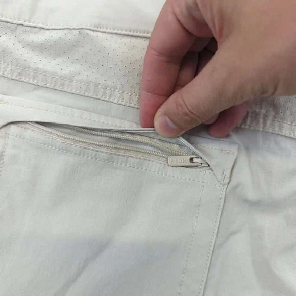 Huk Fishing Performance Shorts Mens XXL 2XL Beige Utility Zip Pocket Outdoor - Picture 11 of 12